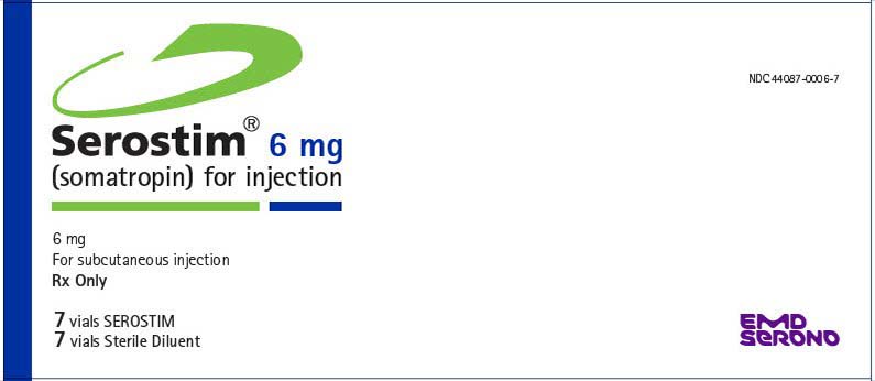 Serostim 6 mg 7 vials 1