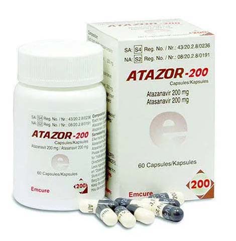 Atazor Atazanavir 200 mg Capsules