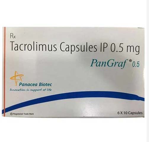 Pangraf Tacrolimus 0.5 mg Capsules 60’S