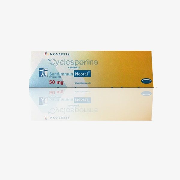 Sandimmun Neoral Cyclosporine 50 mg Capsules 50S