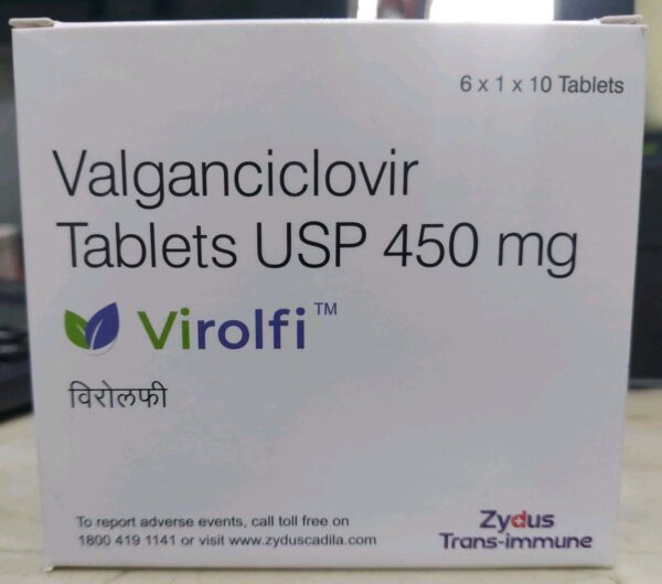 Virolfi Valganciclovir 450 mg Tablet 10’S