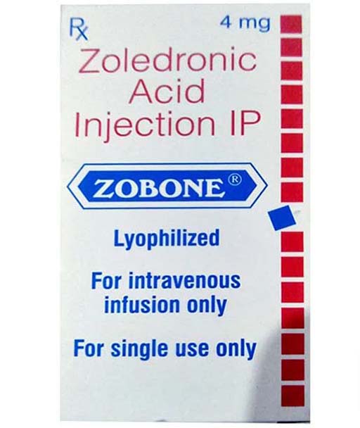 Zobone Zoledronic Acid 4 mg Injection